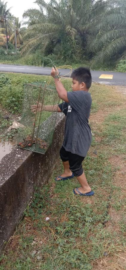 Chalet Kolam Renang D'Sawah A Sungai Besar Esterno foto